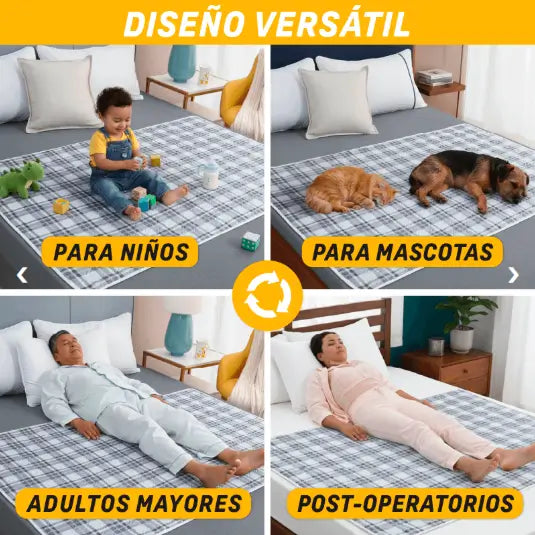 Protector de Cama impermeable Plus